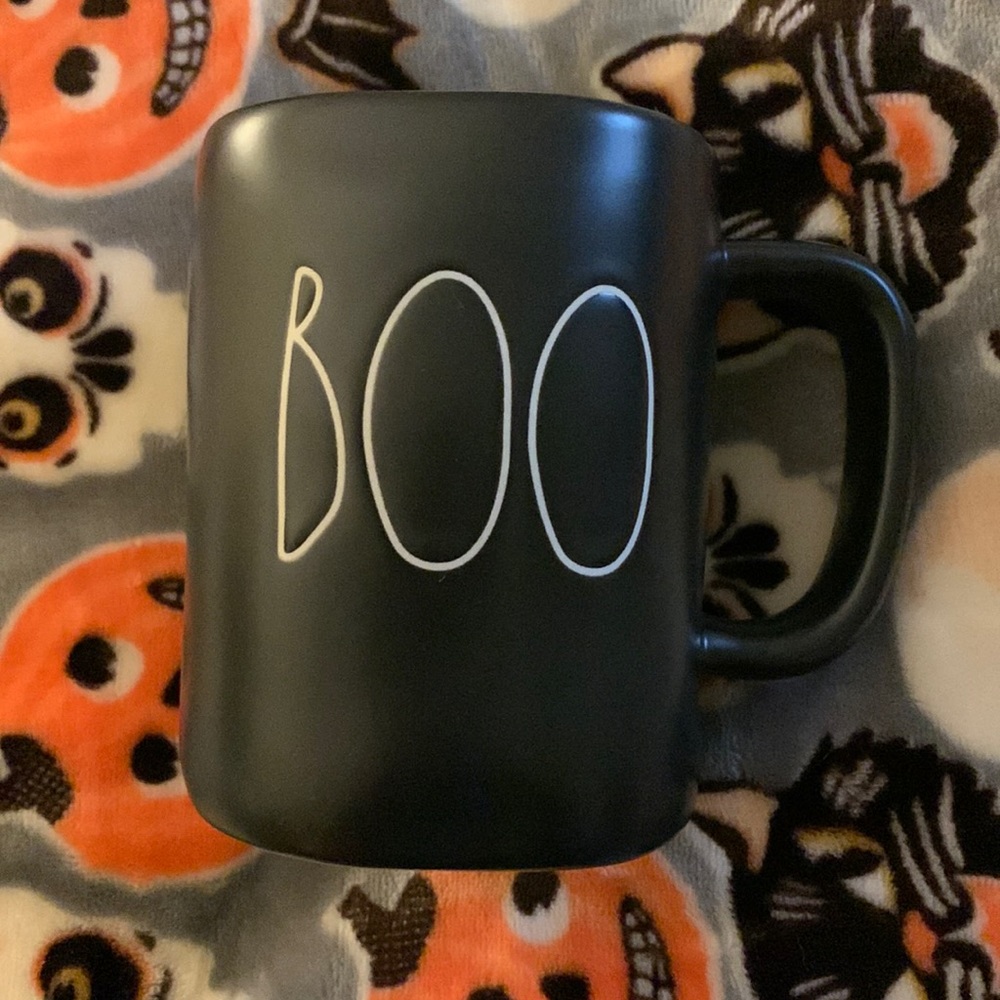 Rae Dunn Boo black mug - Picture 1 of 1